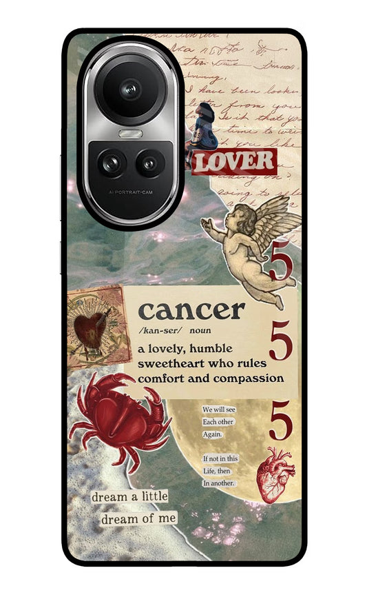 Cancer Zodiac Oppo Reno10 5G/10 Pro 5G Glass Case