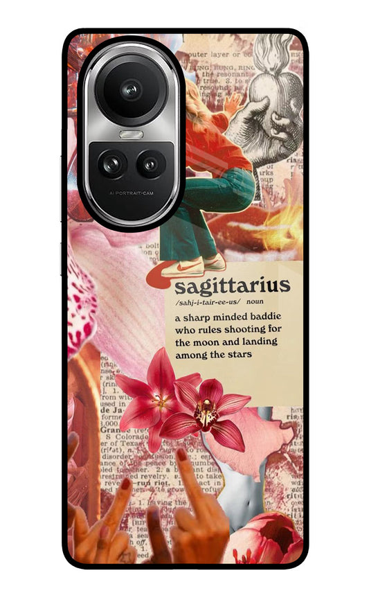 Sagittarius Zodiac Oppo Reno10 5G/10 Pro 5G Glass Case