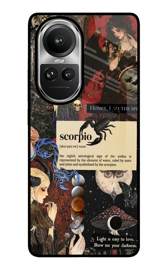 Scorpio Zodiac Oppo Reno10 5G/10 Pro 5G Glass Case