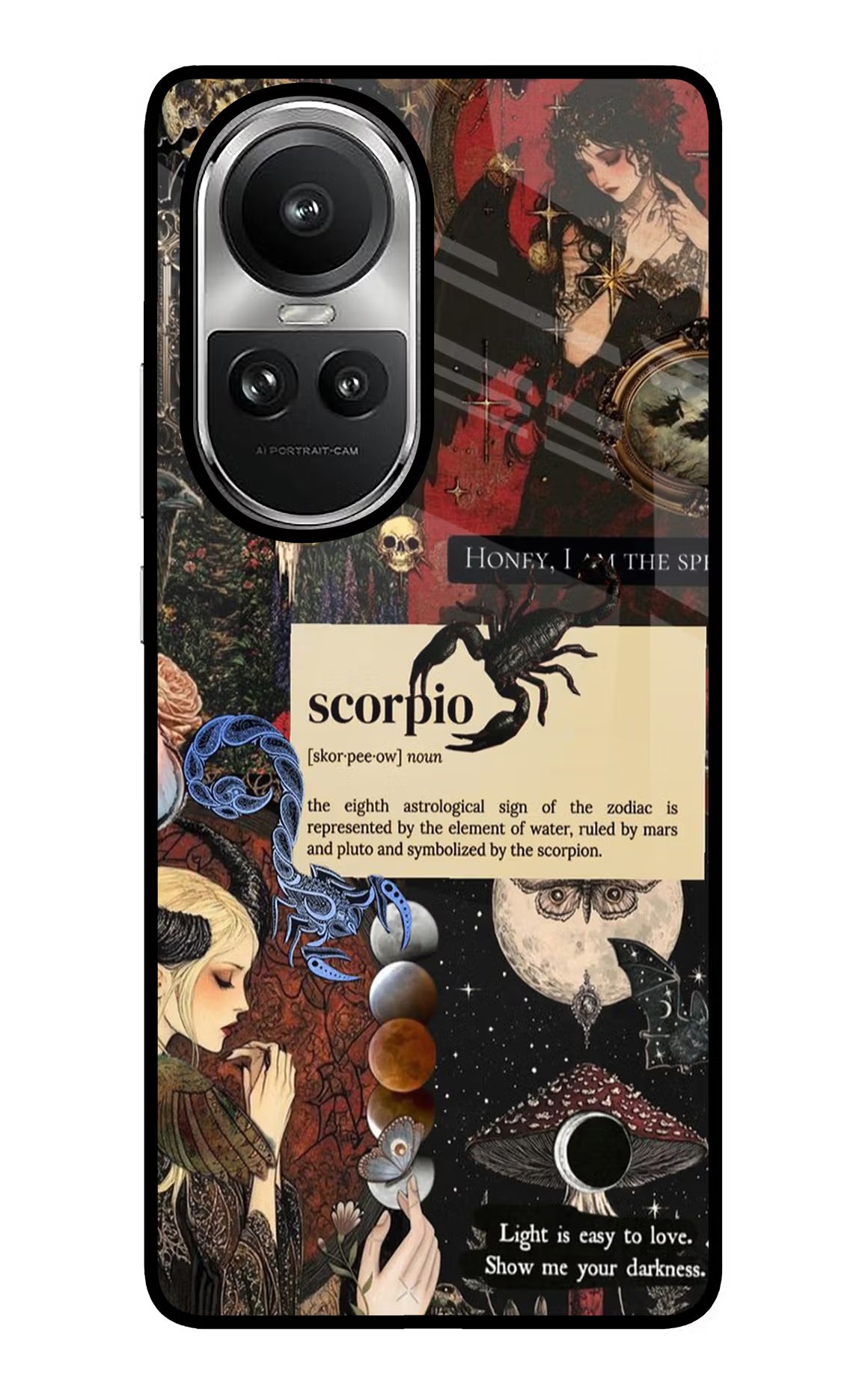 Scorpio Zodiac Oppo Reno10 5G/10 Pro 5G Glass Case Back Cover by Casekaro