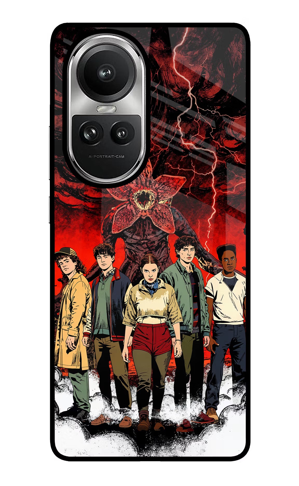 Ordinary Things Characters Oppo Reno10 5G/10 Pro 5G Glass Case Back Cover by Casekaro
