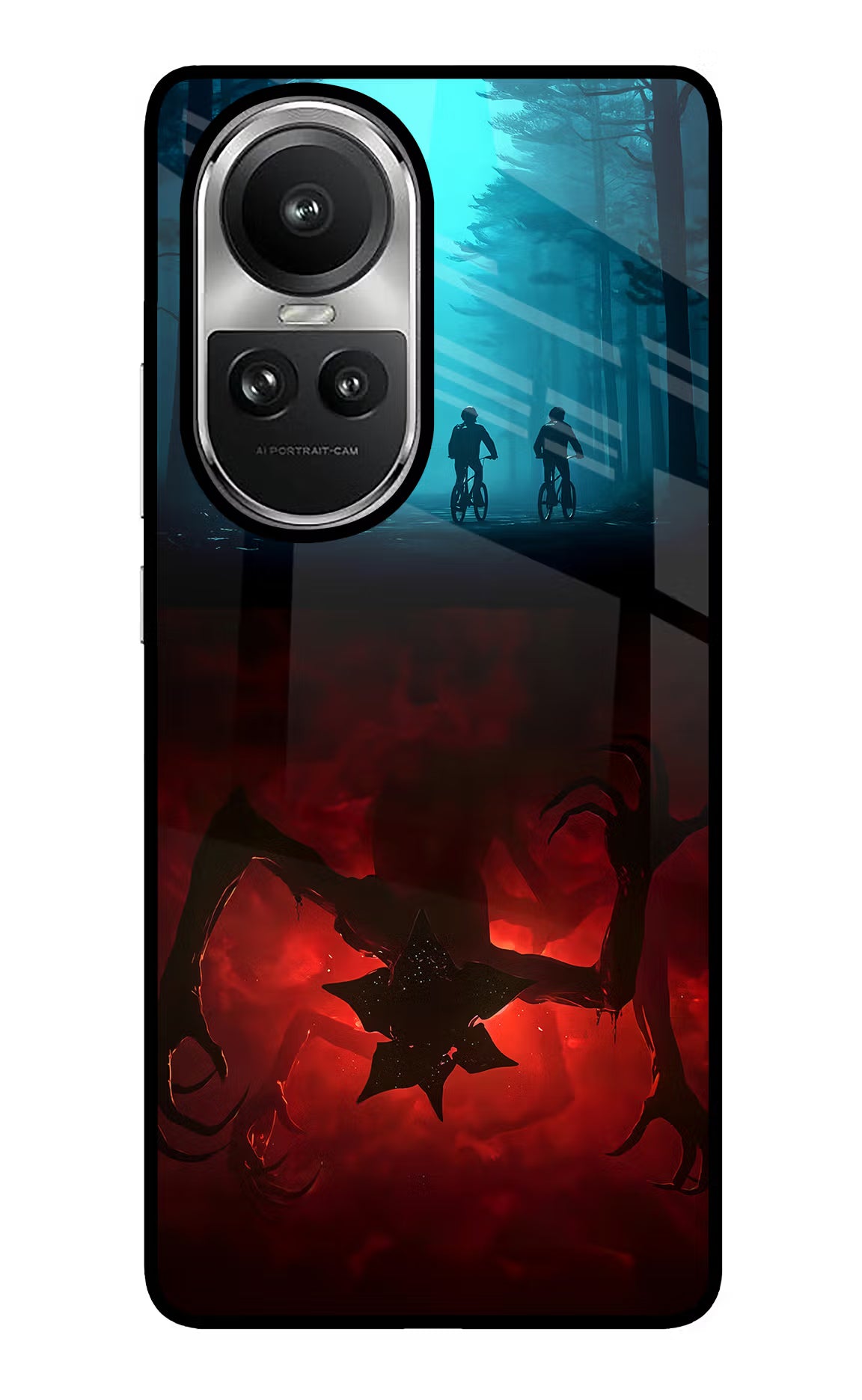 Ordinary Things Downside Up Oppo Reno10 5G/10 Pro 5G Glass Case Back Cover by Casekaro