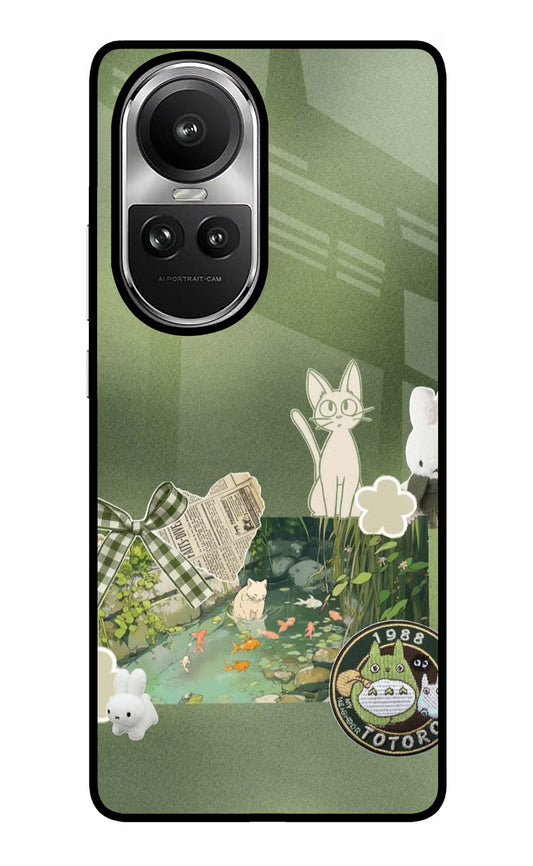 Aesthetic anime Oppo Reno10 5G/10 Pro 5G Glass Case