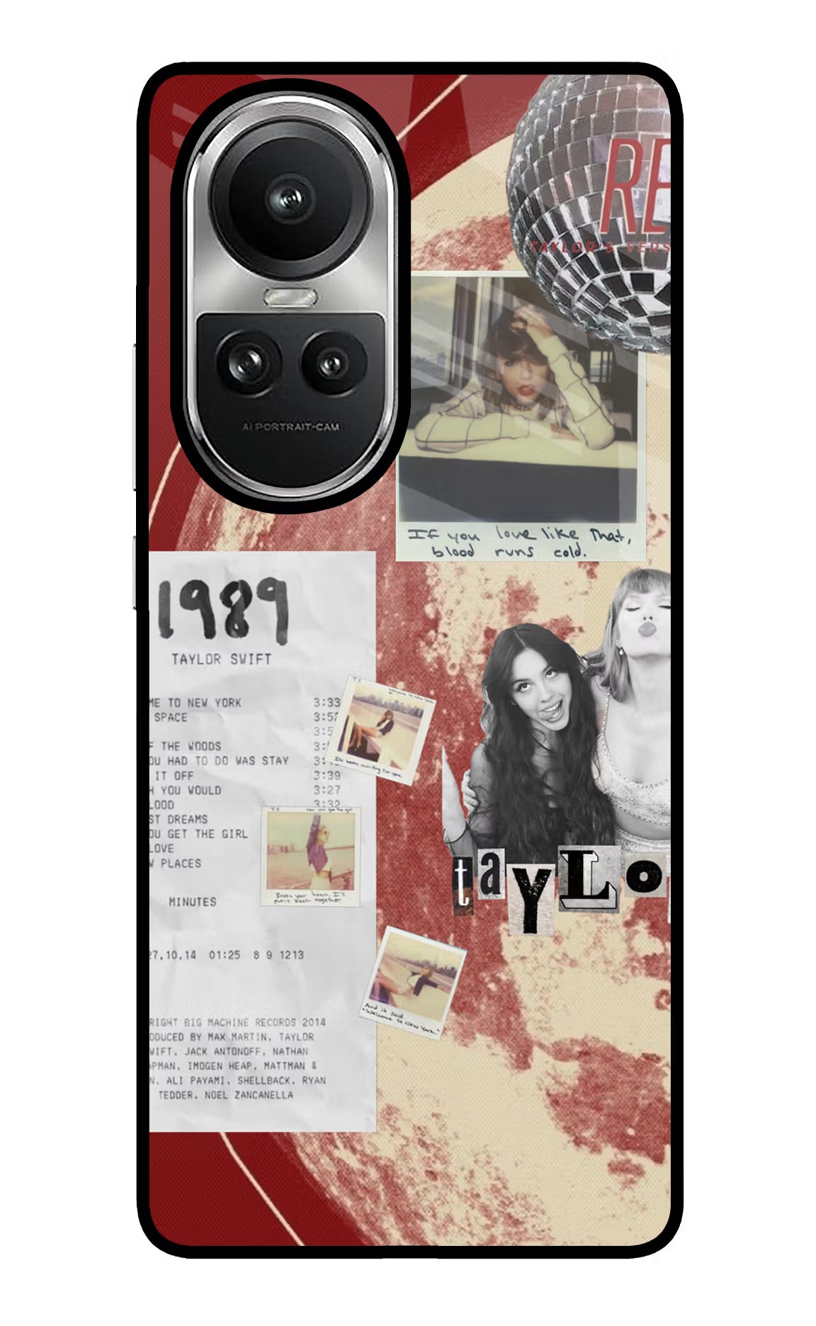 Taylor Swift Oppo Reno10 5G/10 Pro 5G Glass Case