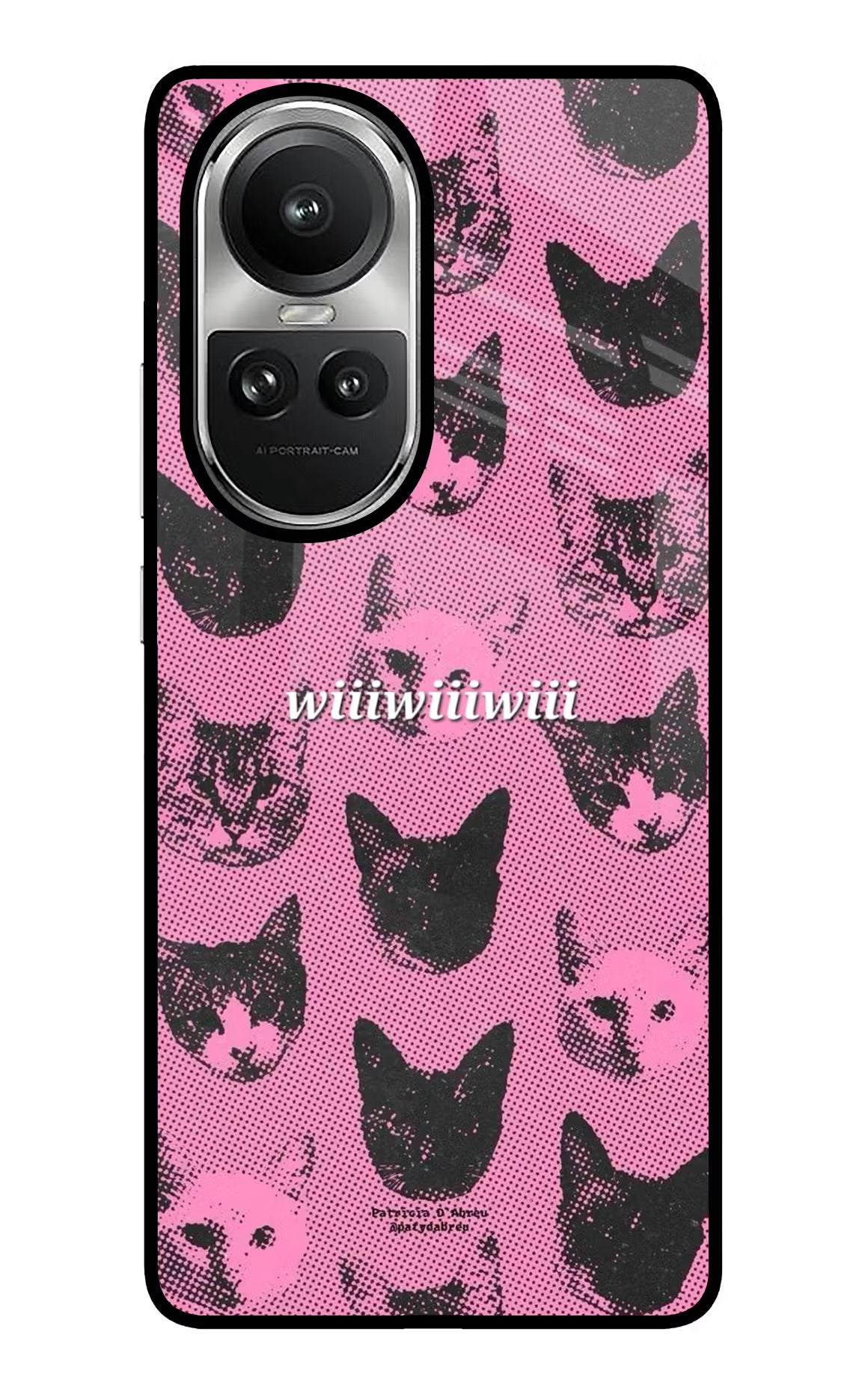 Pink Cats Oppo Reno10 5G/10 Pro 5G Glass Case