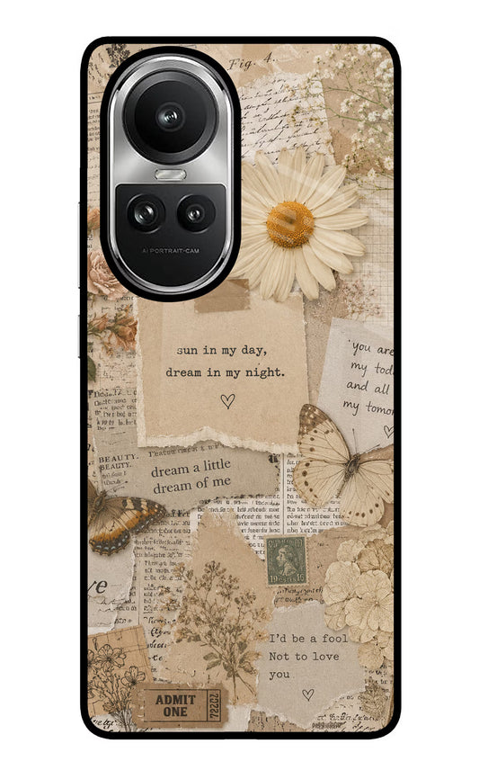 Vintage case Oppo Reno10 5G/10 Pro 5G Glass Case