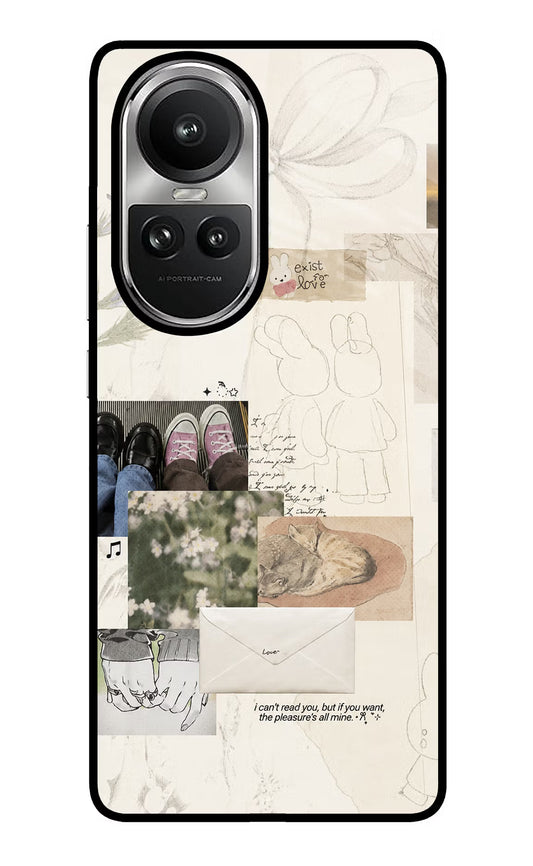 Soft Aesthetic Oppo Reno10 5G/10 Pro 5G Glass Case