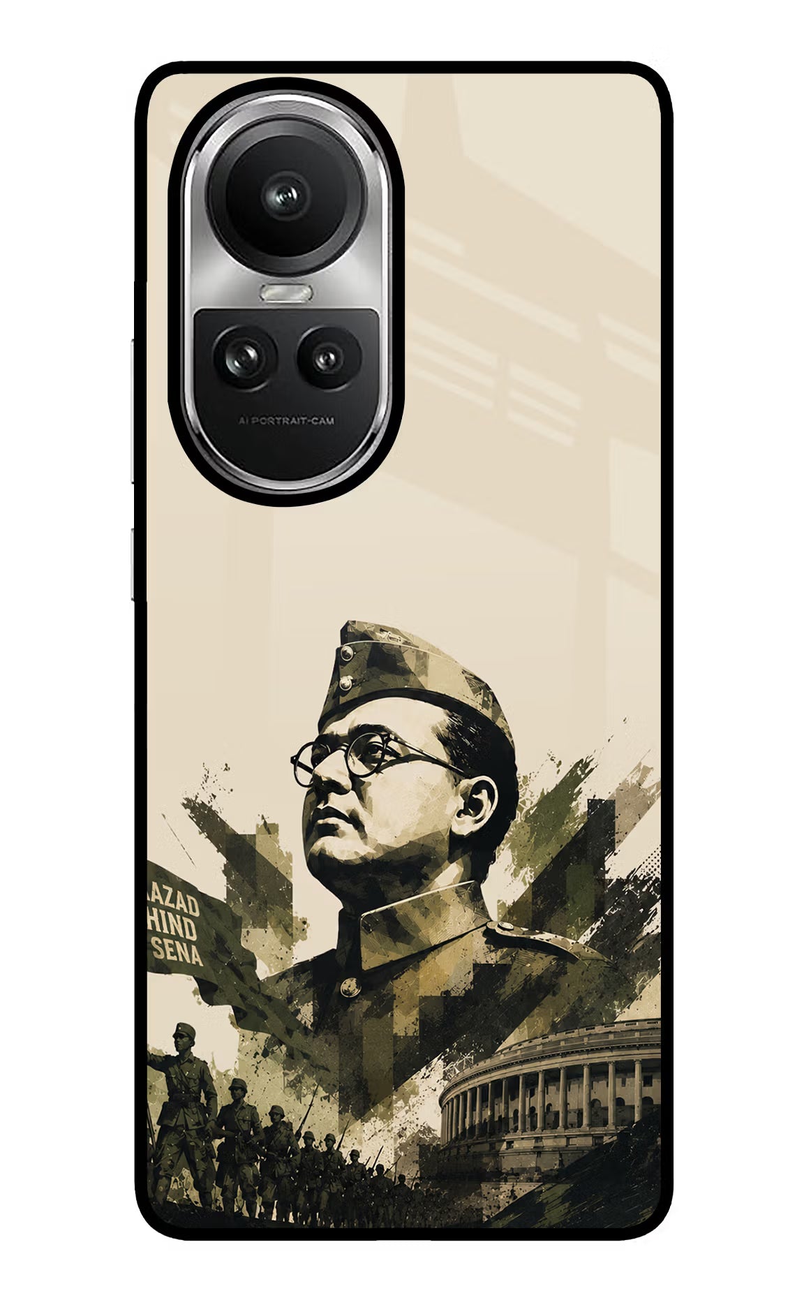 Netaji Rising Oppo Reno10 5G/10 Pro 5G Glass Case