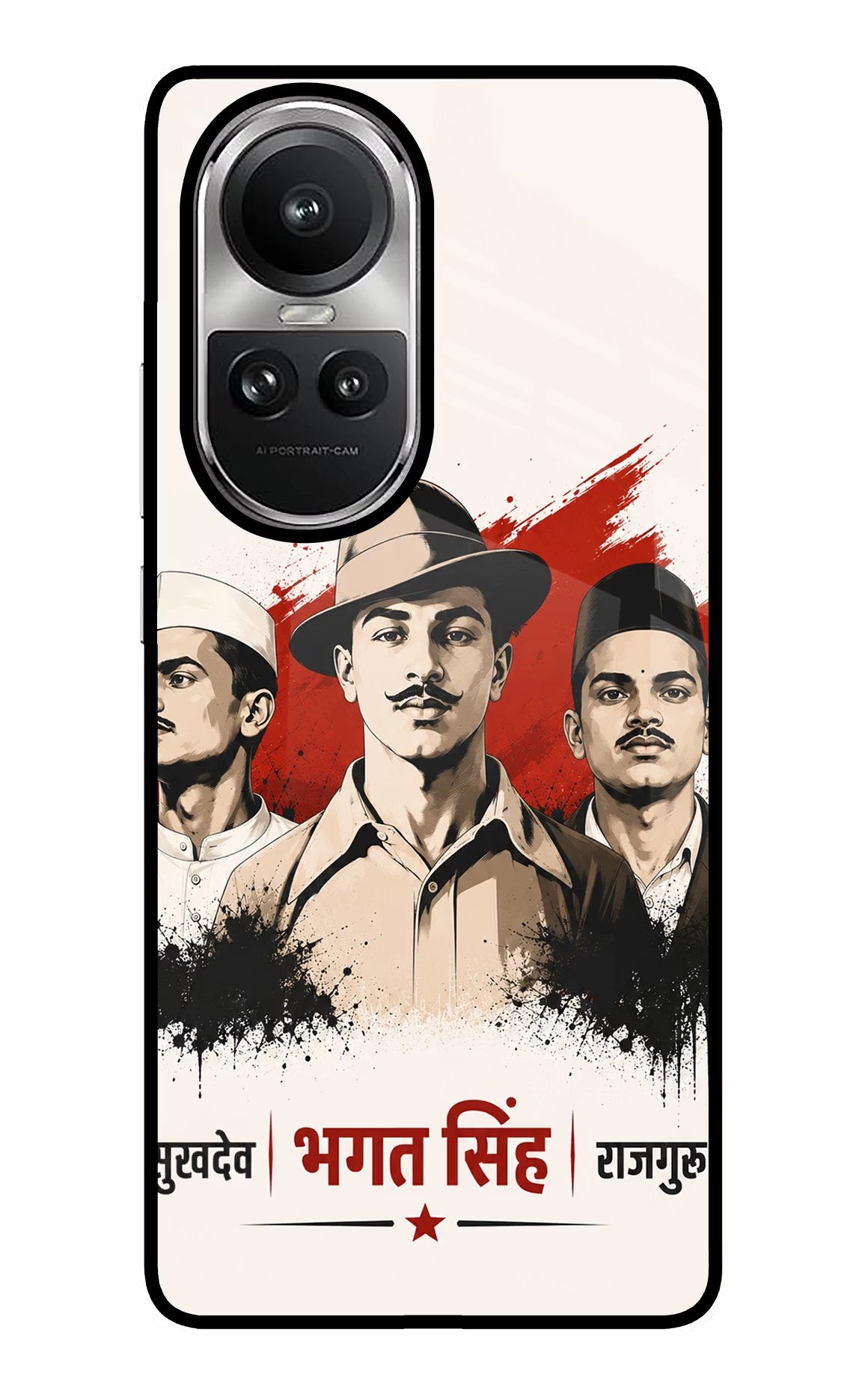 Sardar Patel Iron Will Oppo Reno10 5G/10 Pro 5G Glass Case