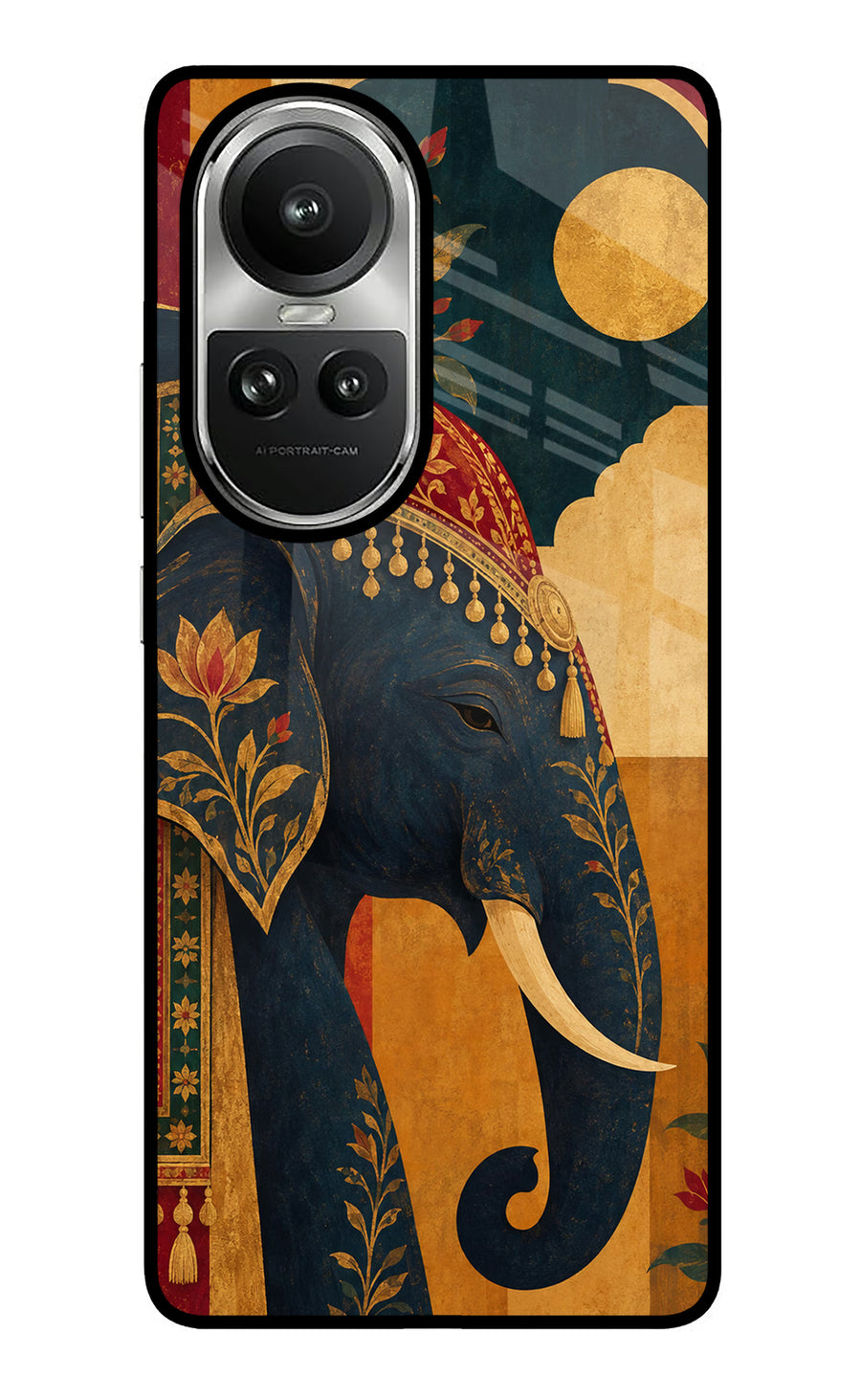 Royal Elephant Oppo Reno10 5G/10 Pro 5G Back Cover, Glass case