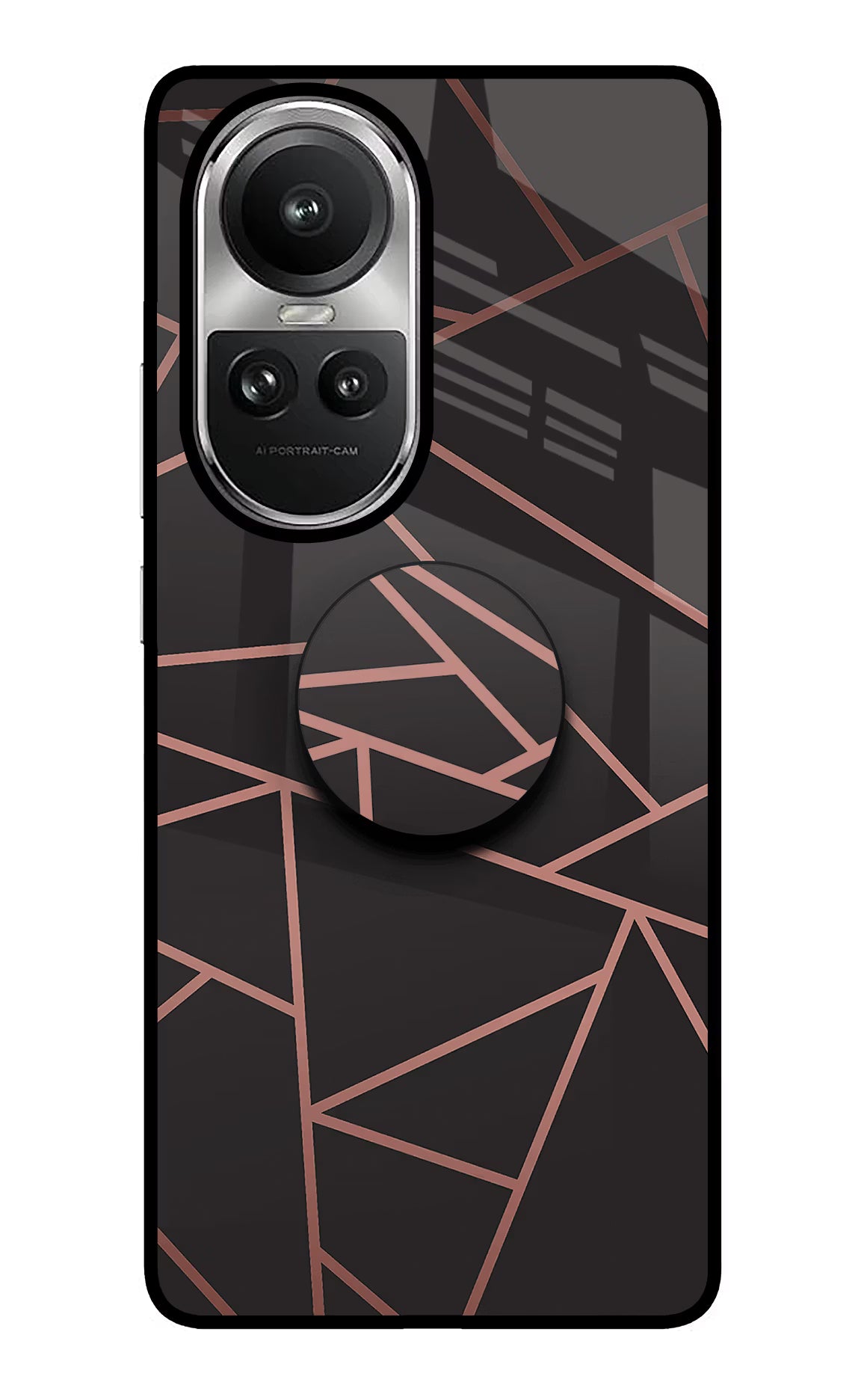 Geometric Pattern Oppo Reno10 5G/10 Pro 5G Pop Case by Casekaro