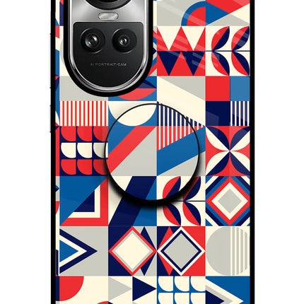 Colorful Pattern Oppo Reno10 5G/10 Pro 5G Pop Case by Casekaro