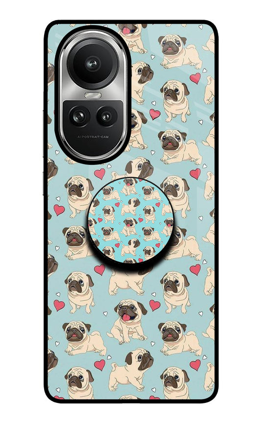 Pug Dog Oppo Reno10 5G/10 Pro 5G Glass Case