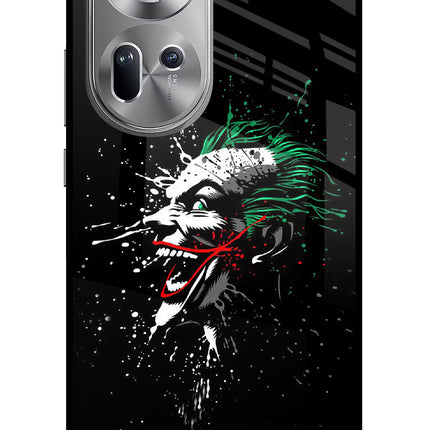 Joker Oppo Reno11 Glass Case Back Cover by Casekaro