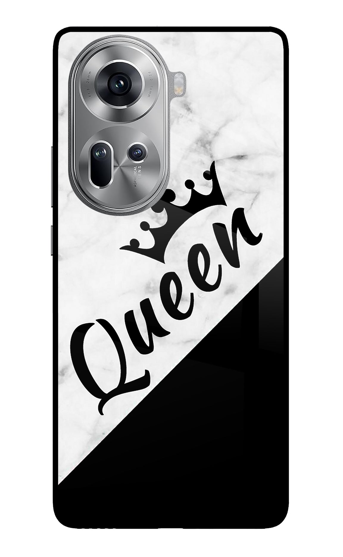 Queen Oppo Reno11 Glass Case