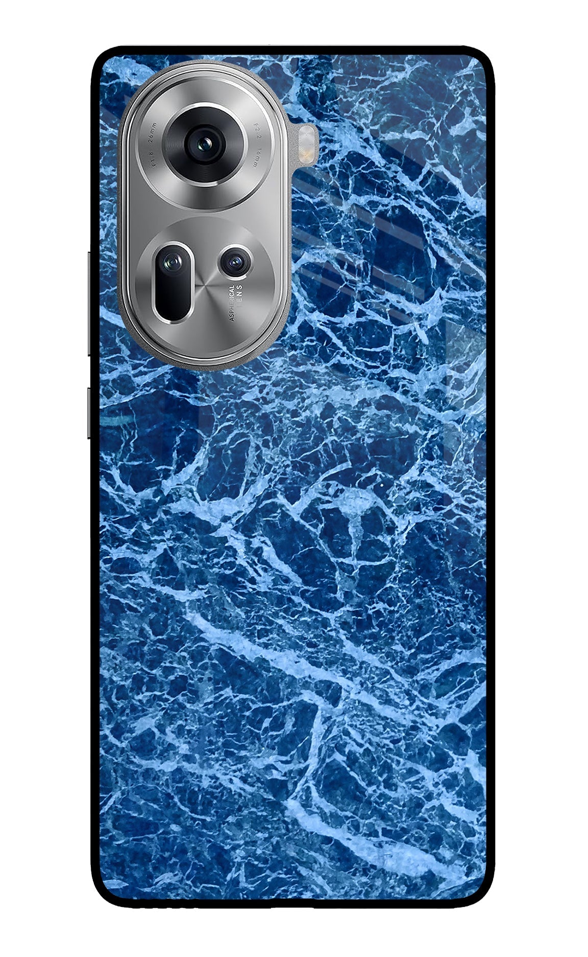 Blue Marble Oppo Reno11 Glass Case