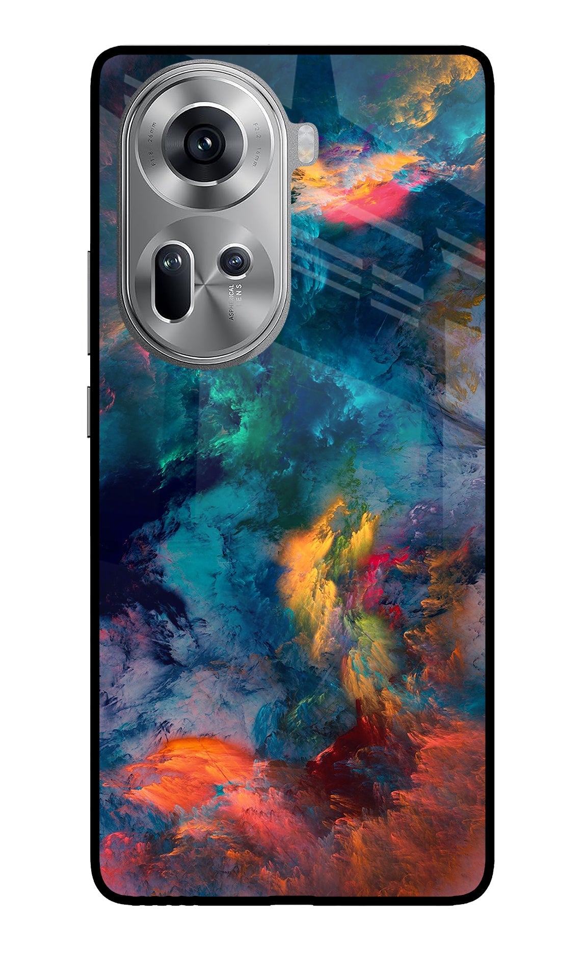 Artwork Paint Oppo Reno11 Glass Case