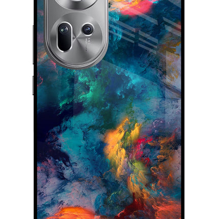 Artwork Paint Oppo Reno11 Glass Case Back Cover by Casekaro