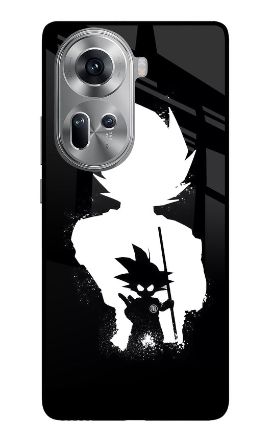 Goku Shadow Oppo Reno11 Glass Case