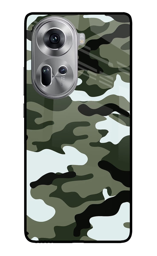 Camouflage Oppo Reno11 Glass Case