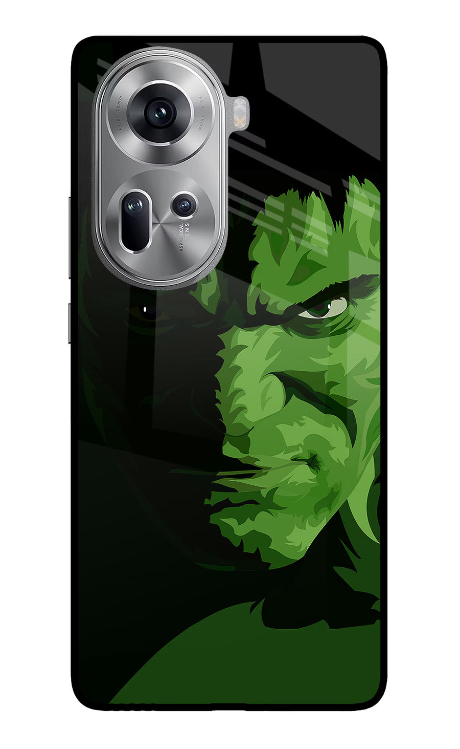 HULK Oppo Reno11 Back Cover, Glass case