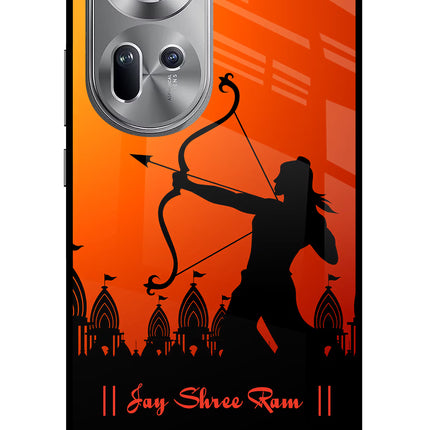 Lord Ram - 4 Oppo Reno11 Glass Case Back Cover by Casekaro