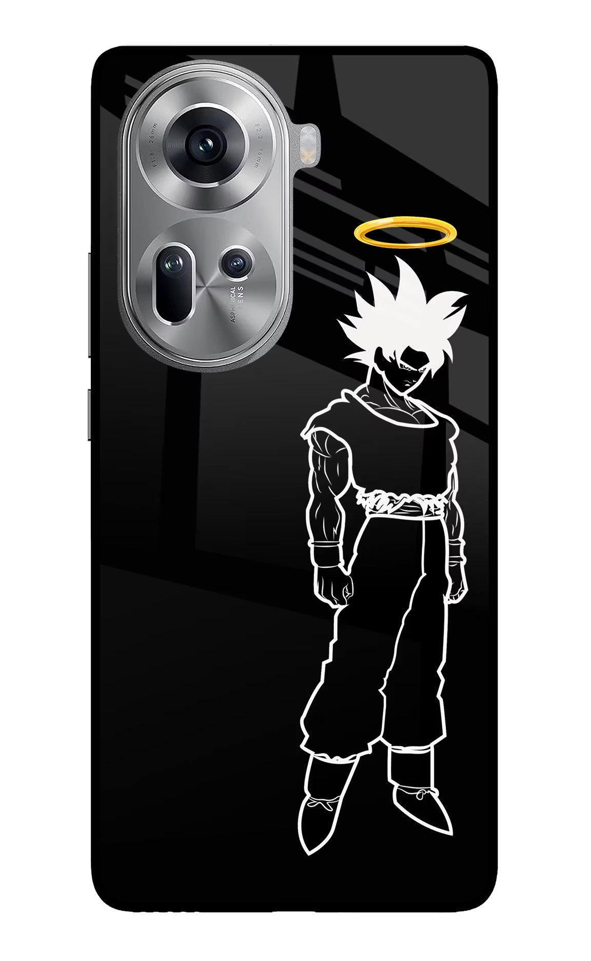 DBS Character Oppo Reno11 Glass Case Back Cover by Casekaro