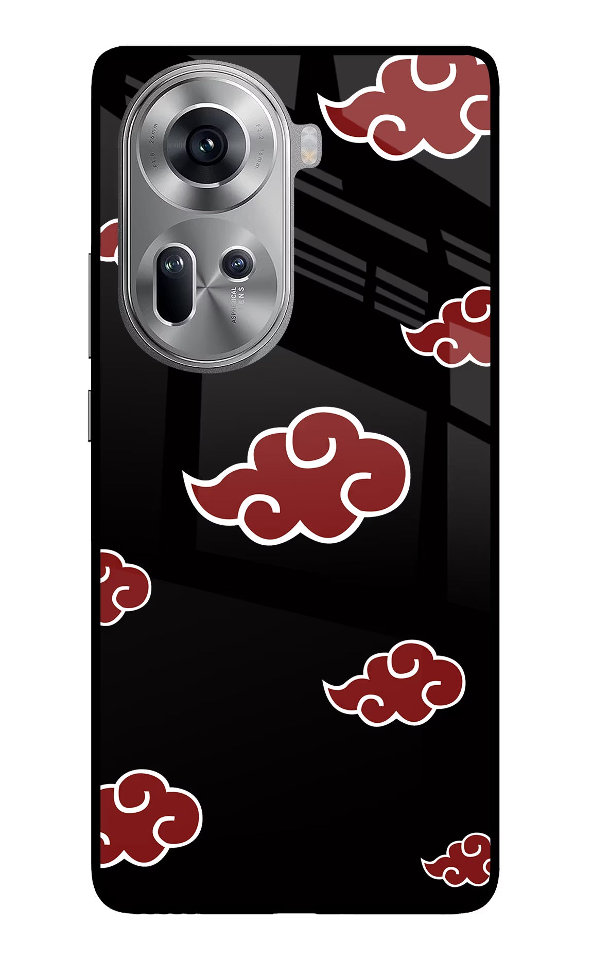 Akatsuki Oppo Reno11 Glass Case Back Cover by Casekaro