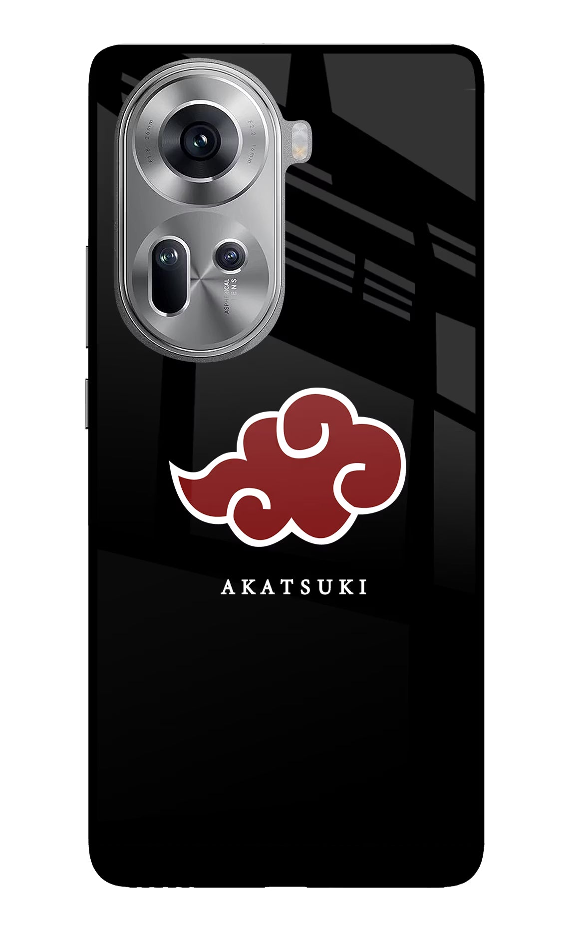 Akatsuki Oppo Reno11 Glass Case Back Cover by Casekaro