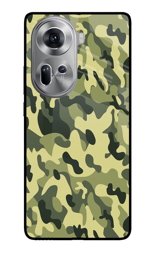 Camouflage Oppo Reno11 Glass Case
