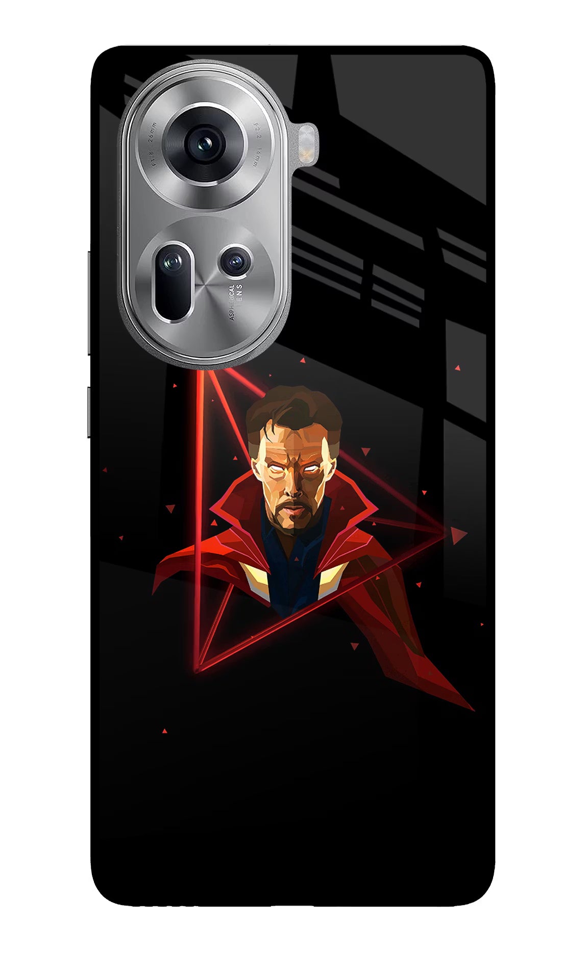 Doctor Ordinary Oppo Reno11 Glass Case Back Cover by Casekaro