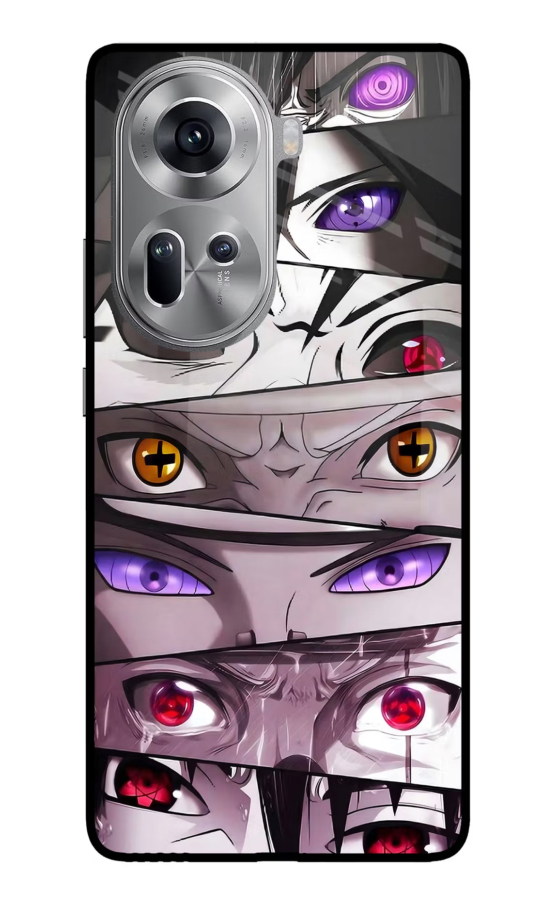 Naruto Anime Oppo Reno11 Glass Case Back Cover by Casekaro