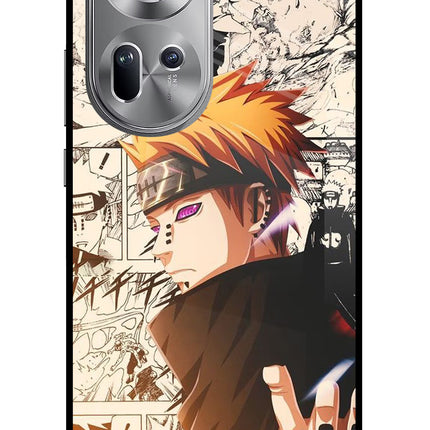 Pain Anime Oppo Reno11 Glass Case Back Cover by Casekaro