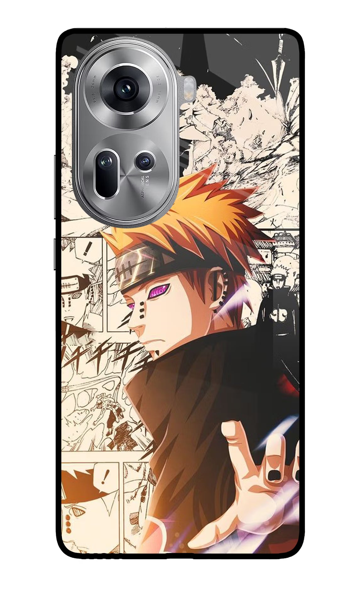 Pain Anime Oppo Reno11 Glass Case Back Cover by Casekaro