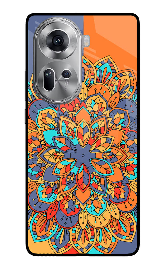 Color Mandala Oppo Reno11 Glass Case