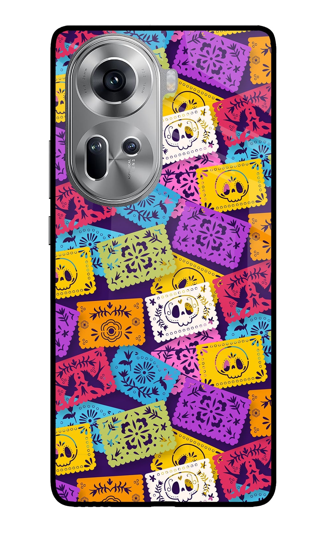 Mexican Pattern Oppo Reno11 Back Cover
