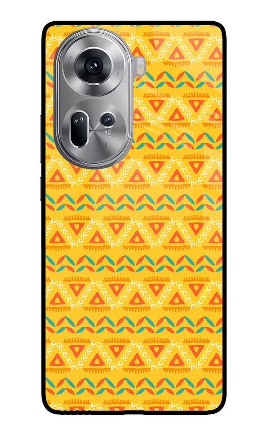 Tribal Pattern Oppo Reno11 Glass Case