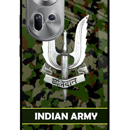 Balidan Indian Logo Oppo Reno11 Glass Case Back Cover by Casekaro