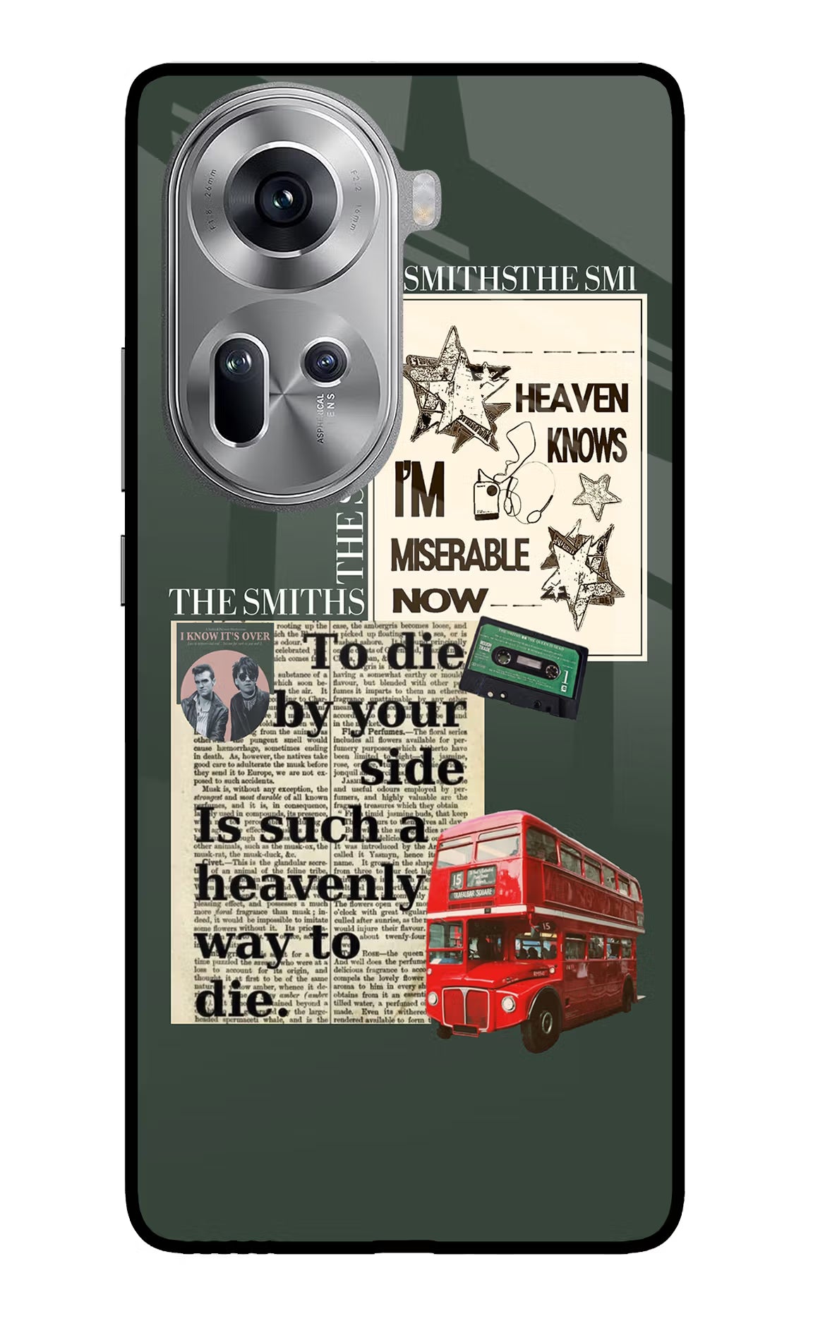 The Smiths Oppo Reno11 Glass Case Back Cover by Casekaro