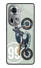 Classic Cafe Racer 99 Oppo Reno11 Glass Case