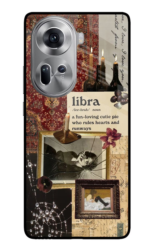 Libra Zodiac Oppo Reno11 Glass Case