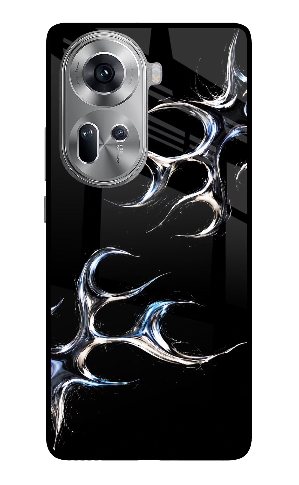 Chrome Tribal Oppo Reno11 Glass Case