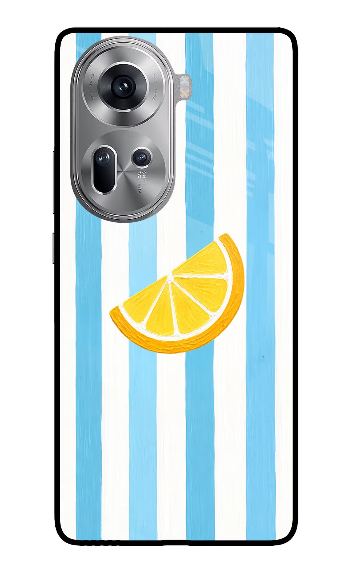 Summer Lemon Oppo Reno11 Glass Case