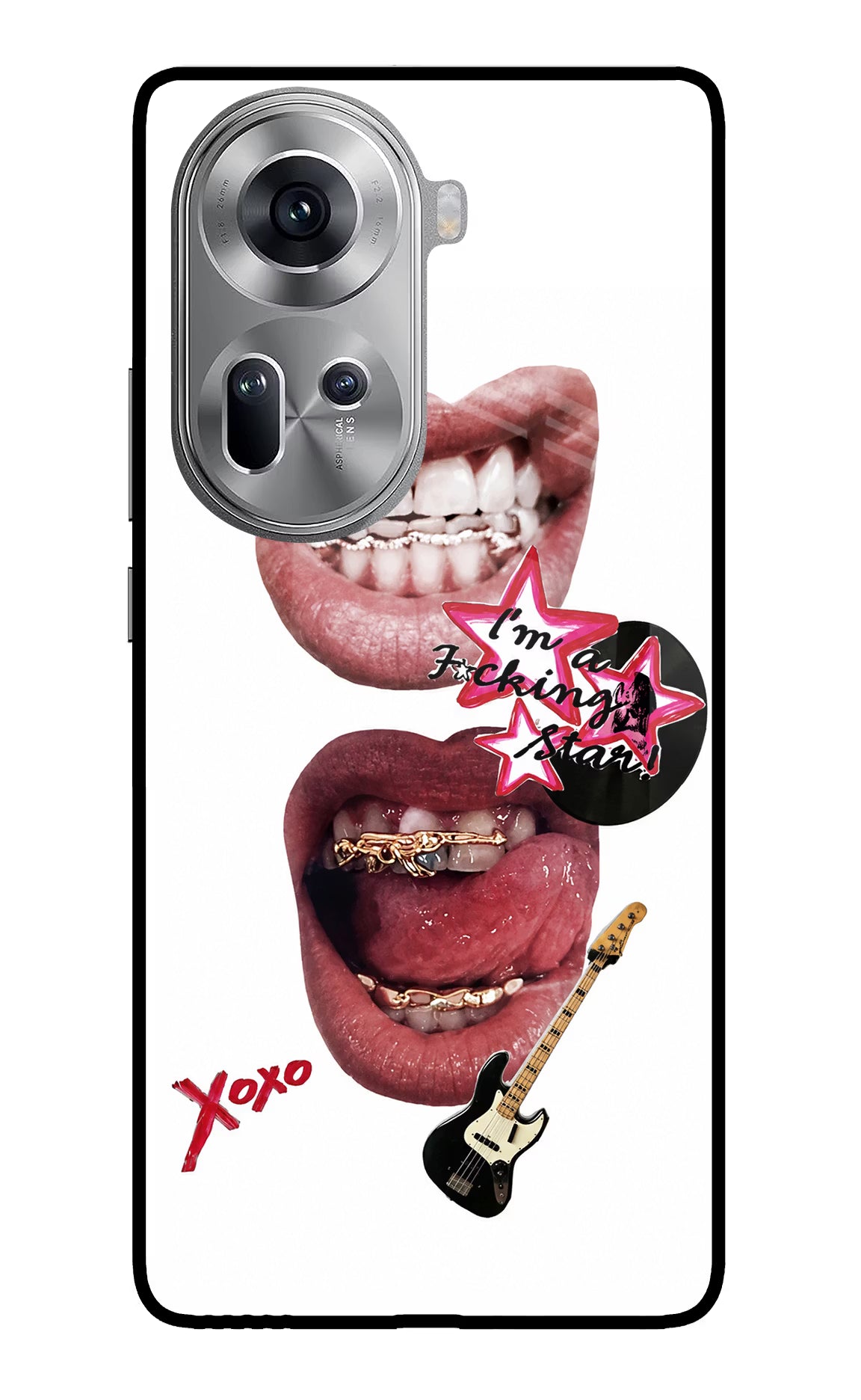 Rockstar Oppo Reno11 Glass Case