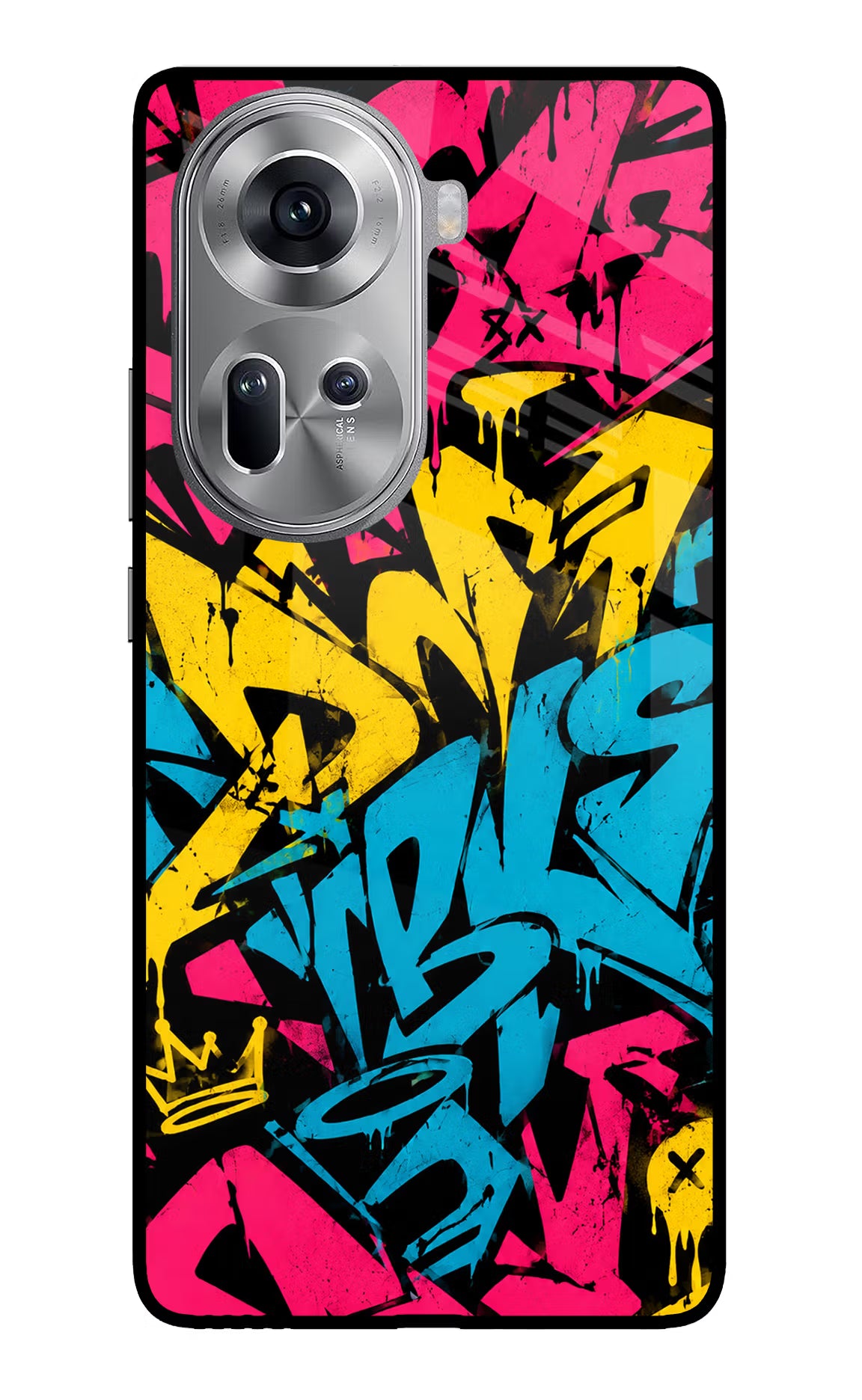 Graffiti Vibe Oppo Reno11 Glass Case