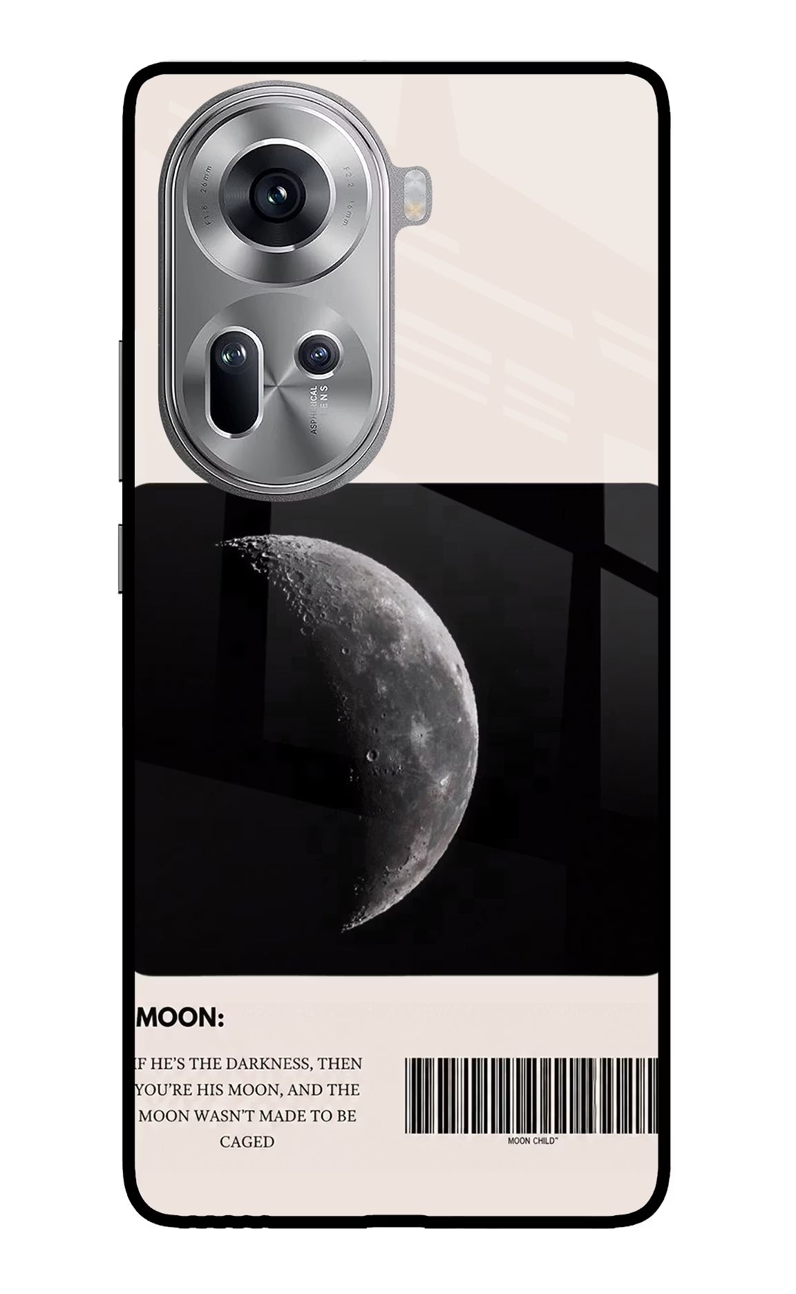 Moon Phase Oppo Reno11 Glass Case