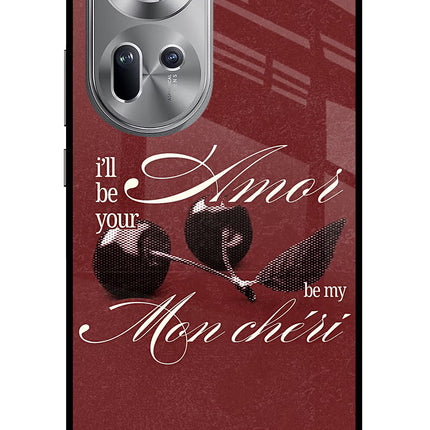 Velvet Cherry Oppo Reno11 Glass Case