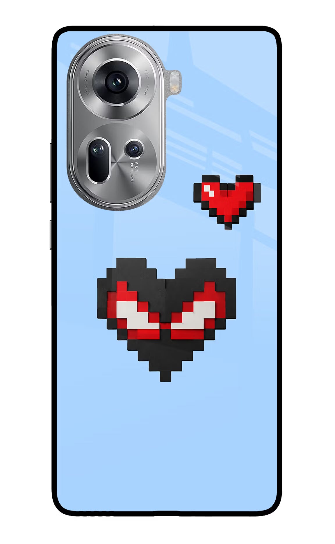 Peter Heart Oppo Reno11 Glass Case