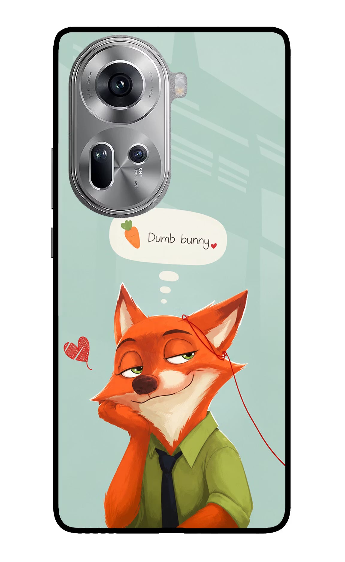 Nick Charm Oppo Reno11 Glass Case