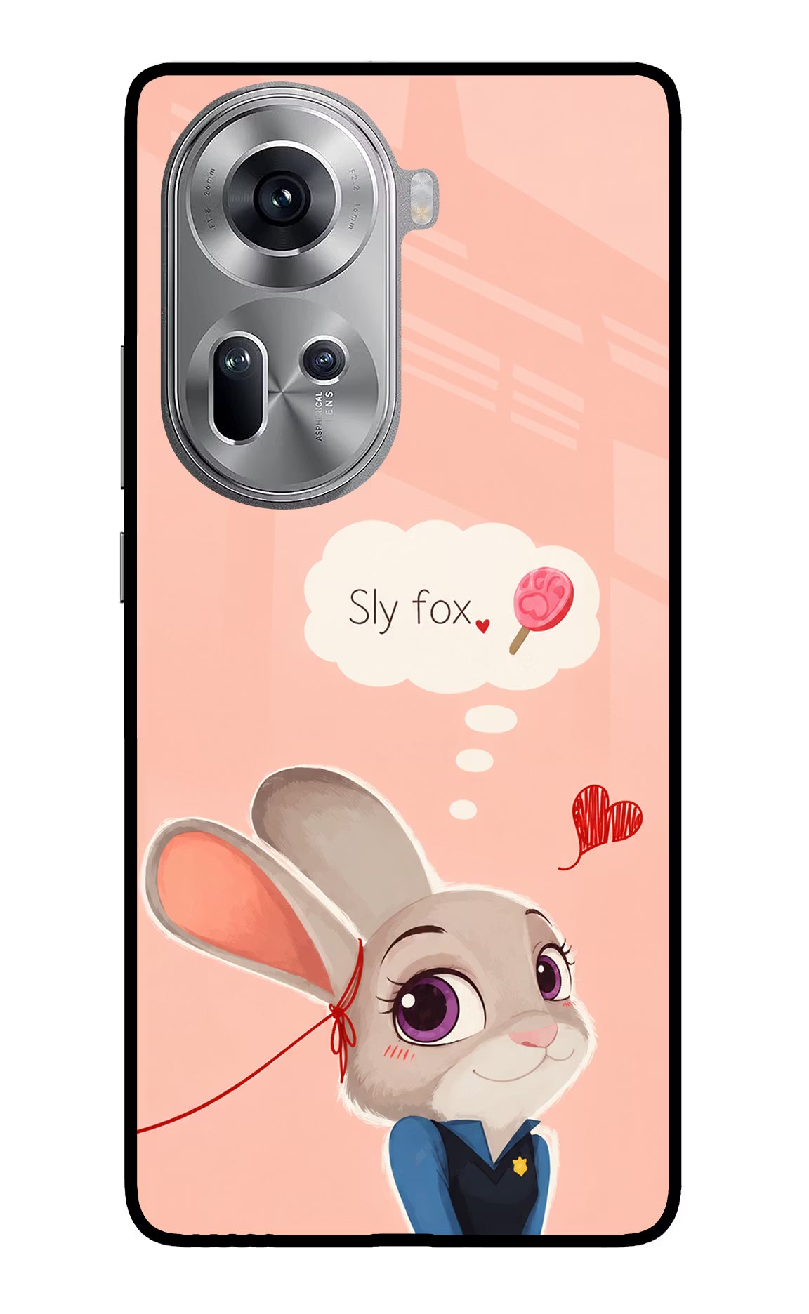 Judy Charm Oppo Reno11 Glass Case